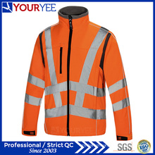 Affordable Waterproof Hi Viz Workwear Soft Shell Fleece Jacket (YFG113)